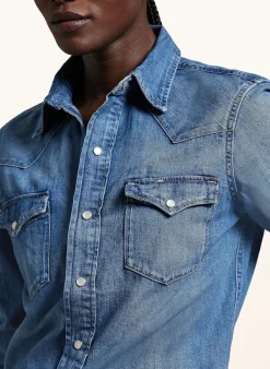 Jeansbluse