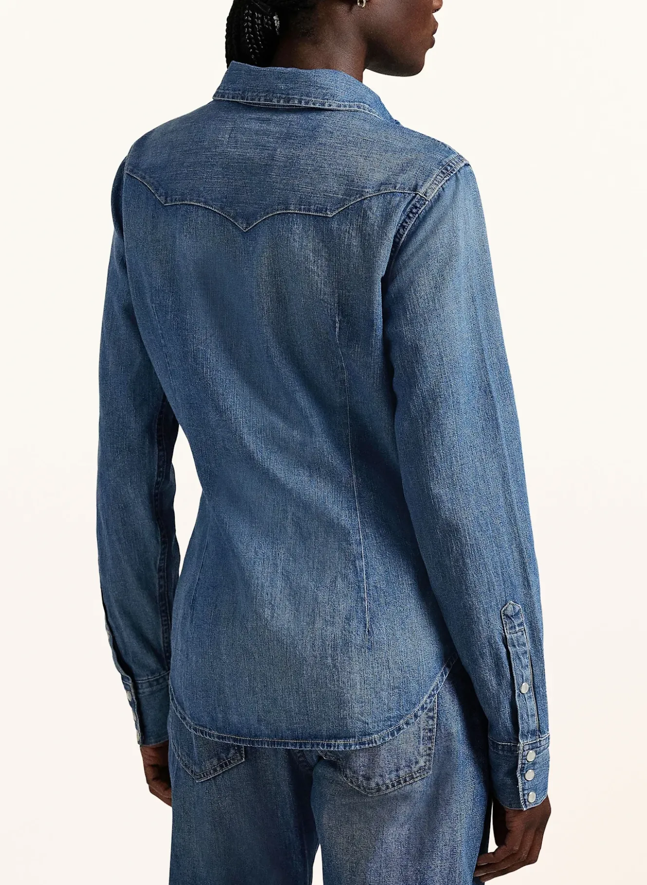 Jeansbluse