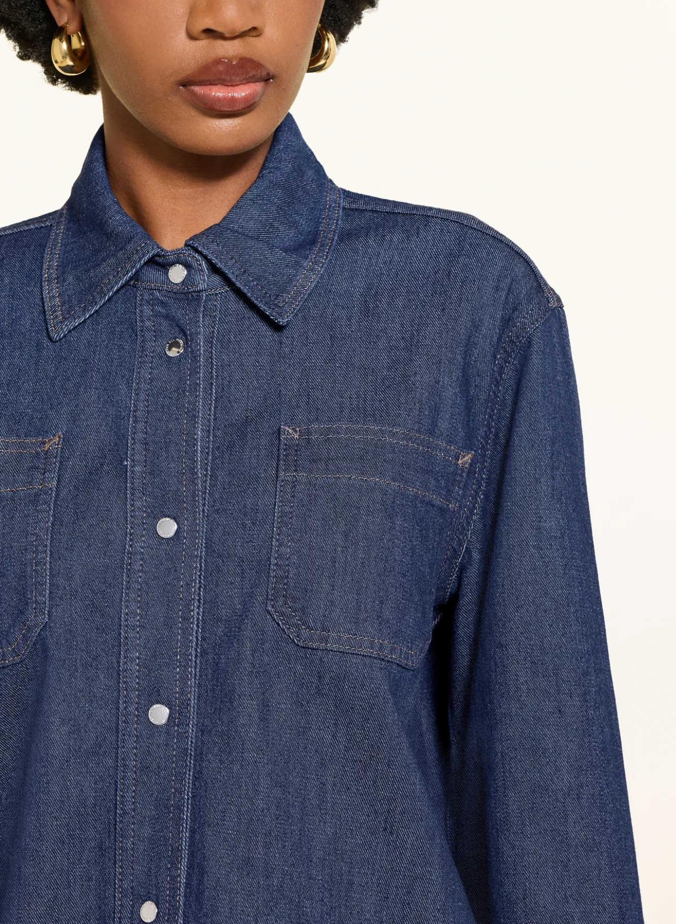 Jeansbluse UTILITY CLASSIC