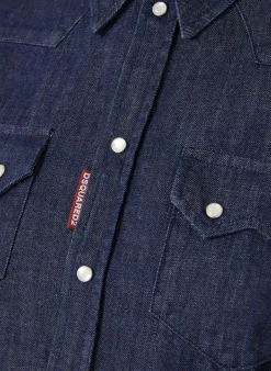 Jeansbluse WESTERN