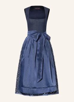 Jeans-Dirndl mit Pailletten