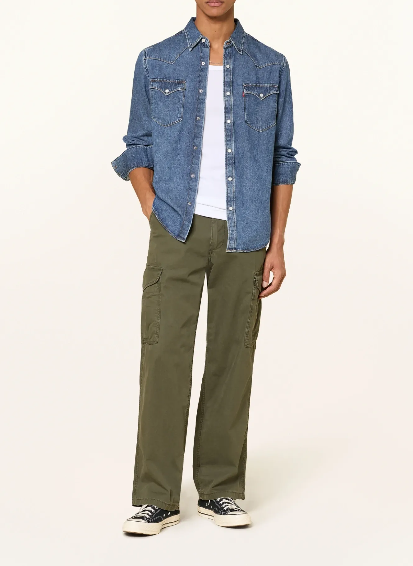 Jeanshemd BARSTOW WESTERN Standard Fit