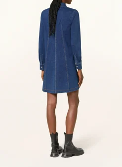 Jeans-Hemdblusenkleid