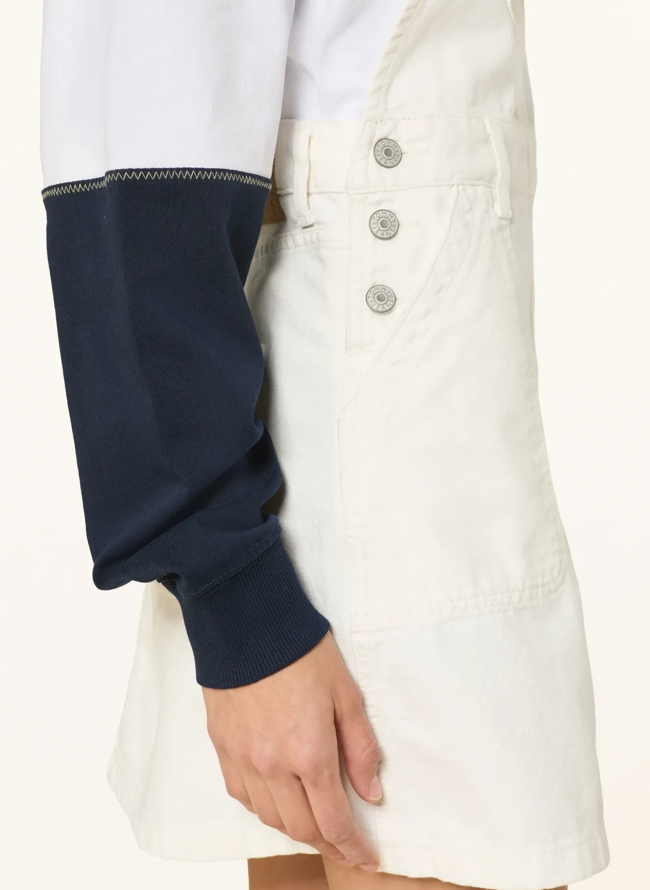 Jeans-Latzkleid