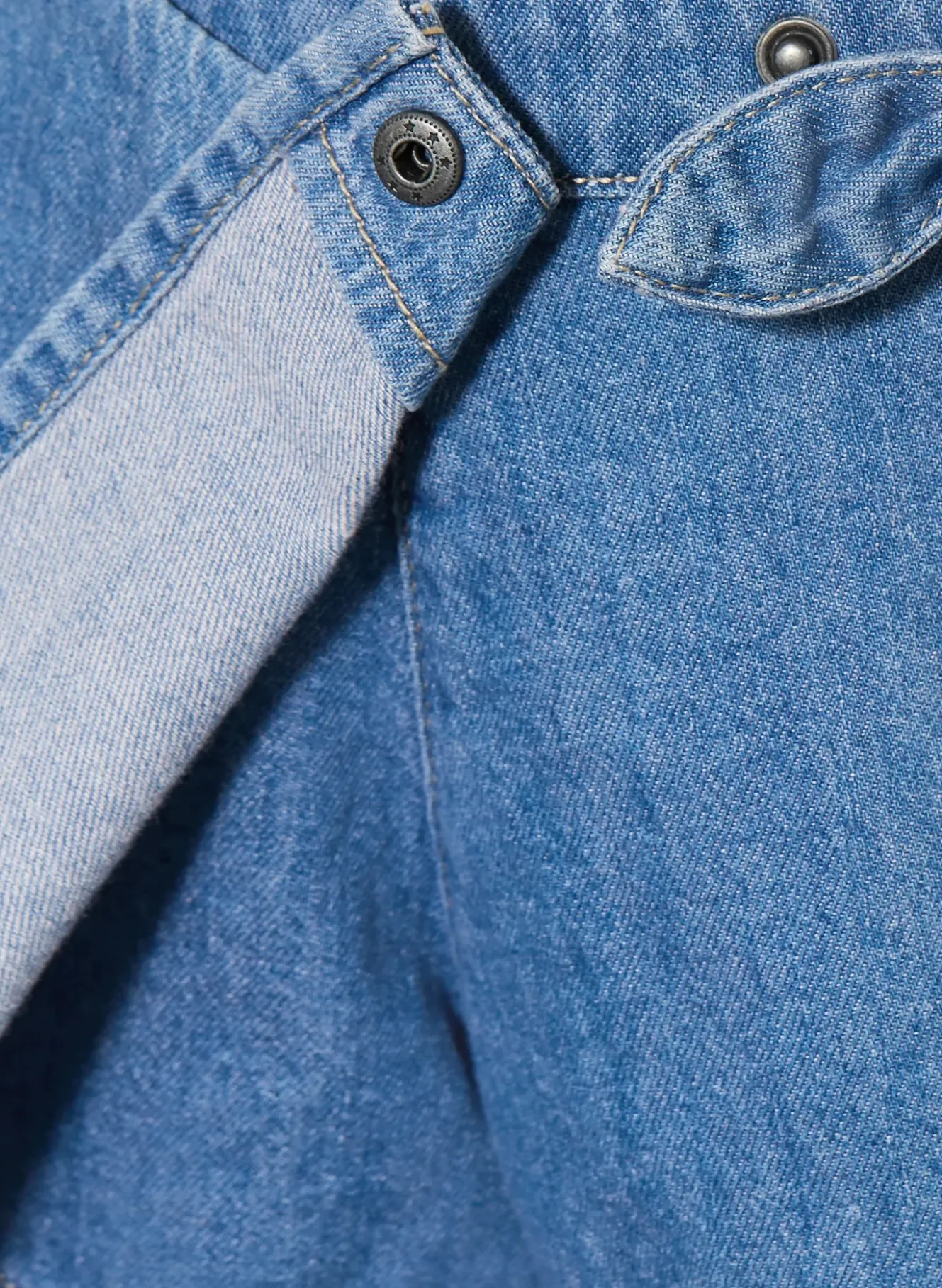 Jeans-Skort in Wickeloptik