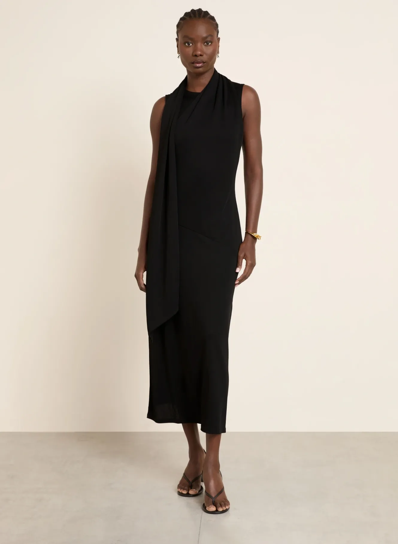 Jerseykleid mit Schluppe