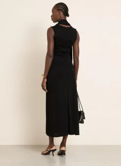 Jerseykleid mit Schluppe