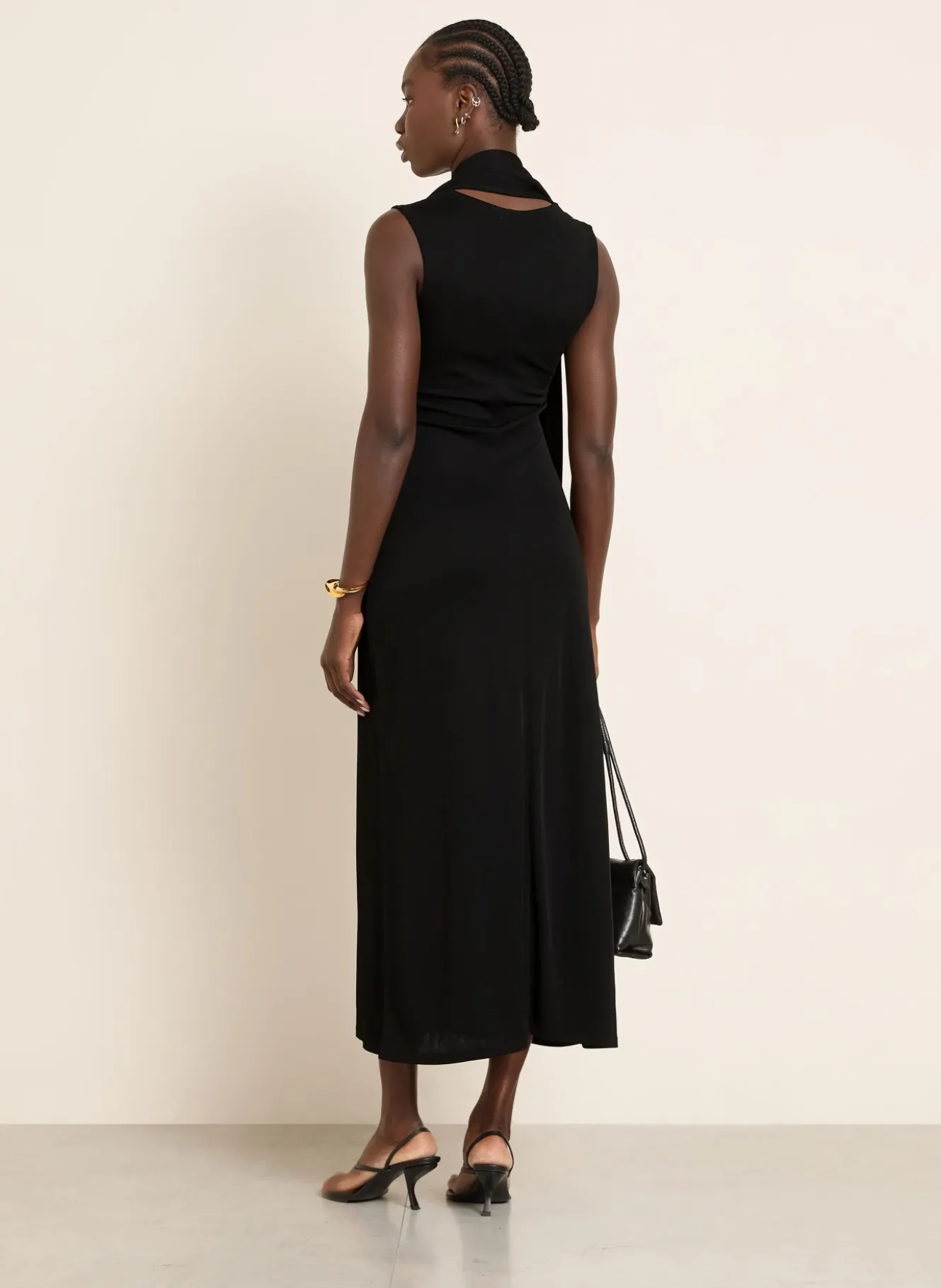 Jerseykleid mit Schluppe