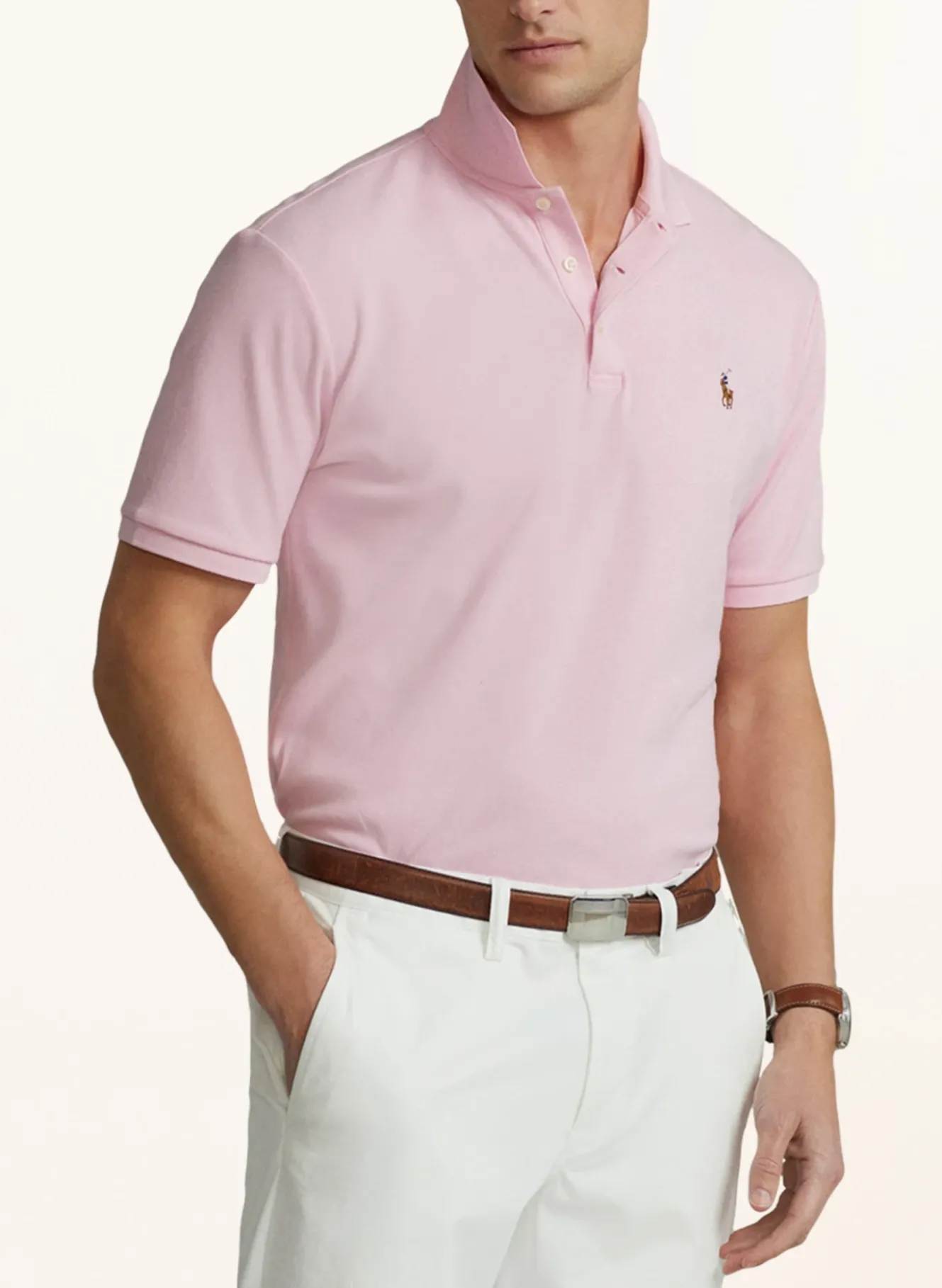 Jersey-Poloshirt Custom Slim Fit
