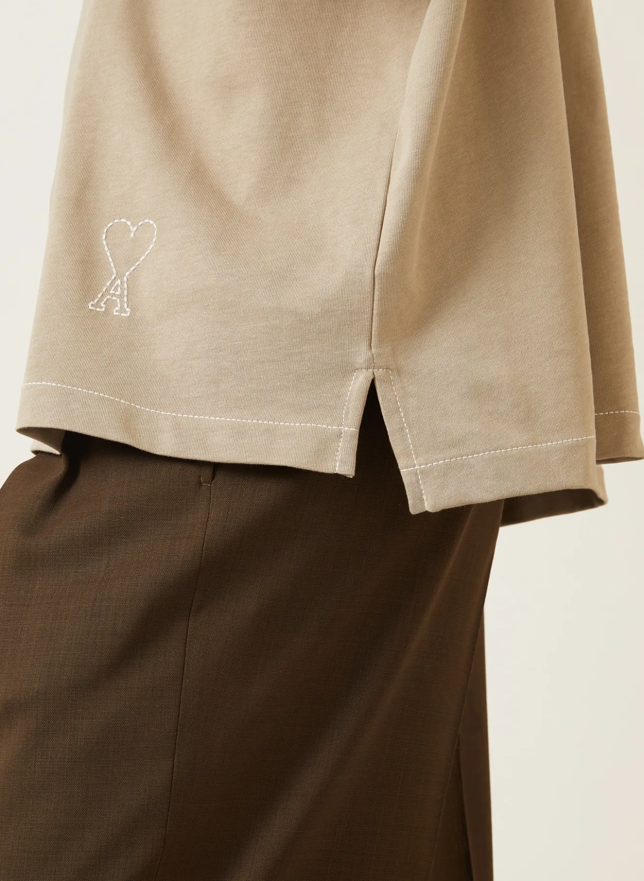 Jersey-Poloshirt Oversized Fit