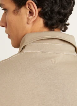 Jersey-Poloshirt Oversized Fit
