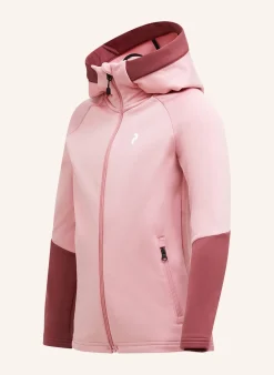 Jr Rider Essentials Midlayer Zip Hood Fleecejacke
