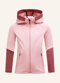 Jr Rider Essentials Midlayer Zip Hood Fleecejacke