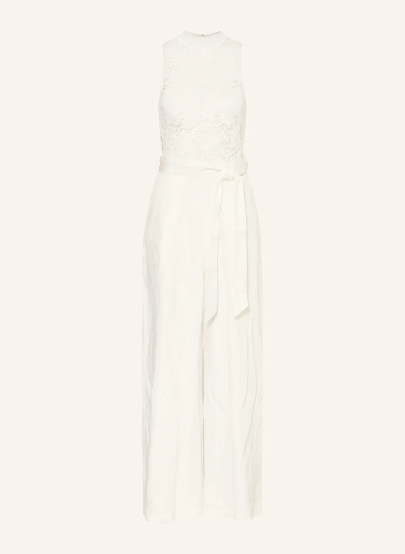Jumpsuit CALANTA mit Leinen und Spitze
