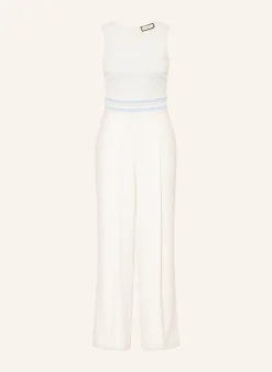Jumpsuit im Materialmix
