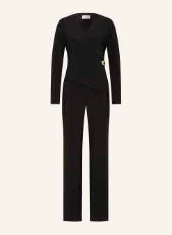 Jumpsuit in Wickeloptik