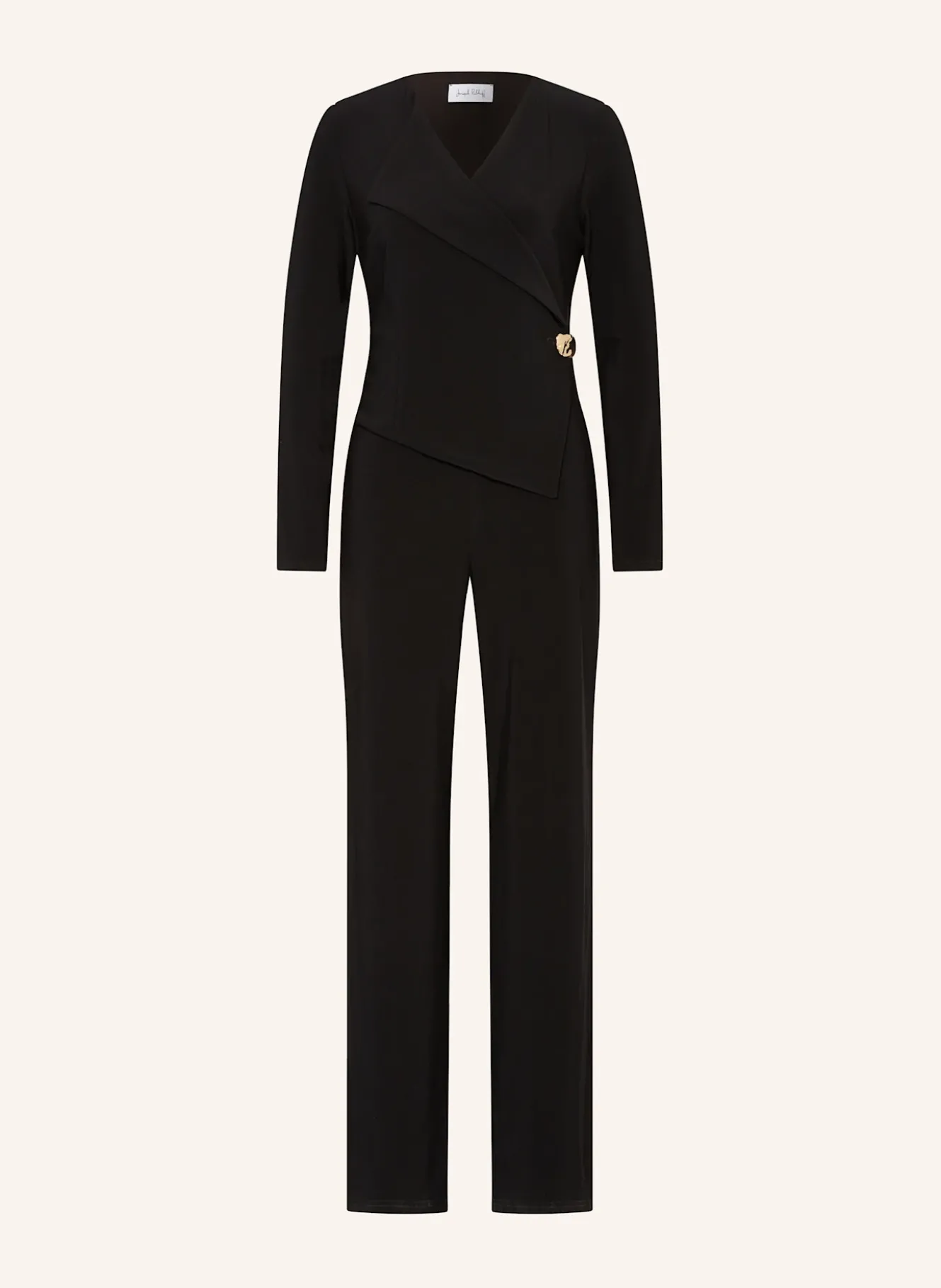 Jumpsuit in Wickeloptik