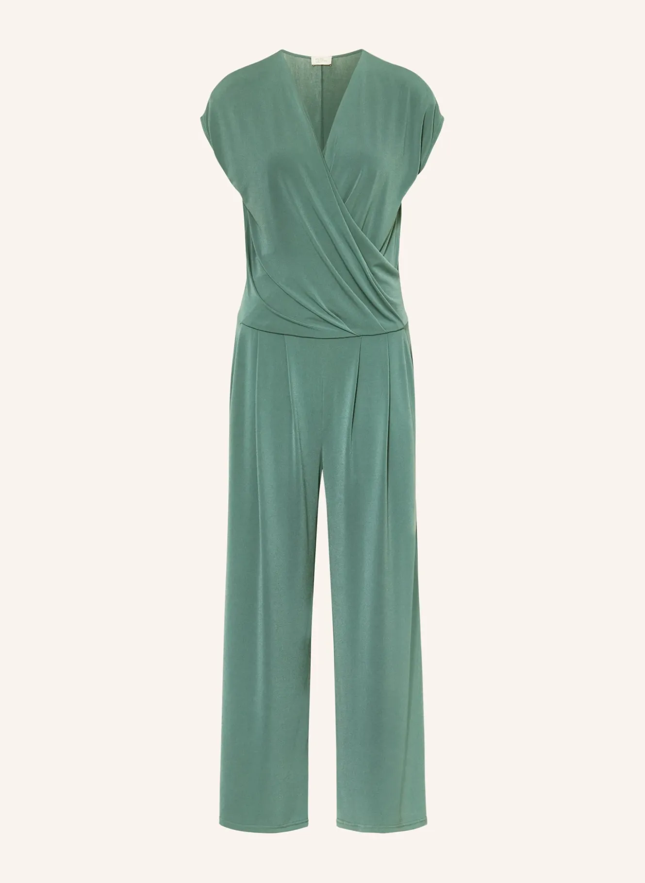 Jumpsuit in Wickeloptik