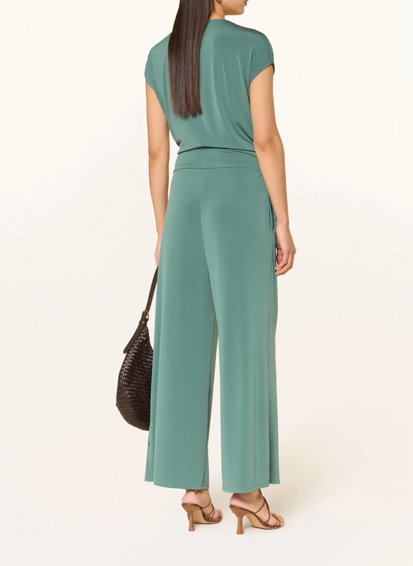 Jumpsuit in Wickeloptik