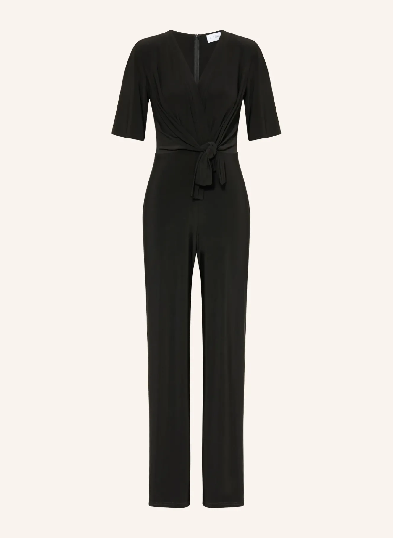 Jumpsuit in Wickeloptik