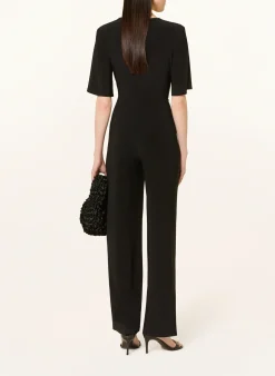 Jumpsuit in Wickeloptik