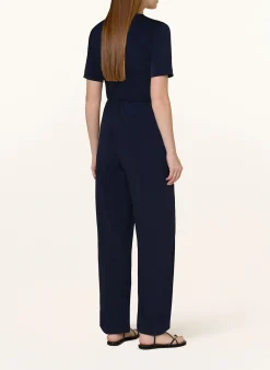 Jumpsuit in Wickeloptik