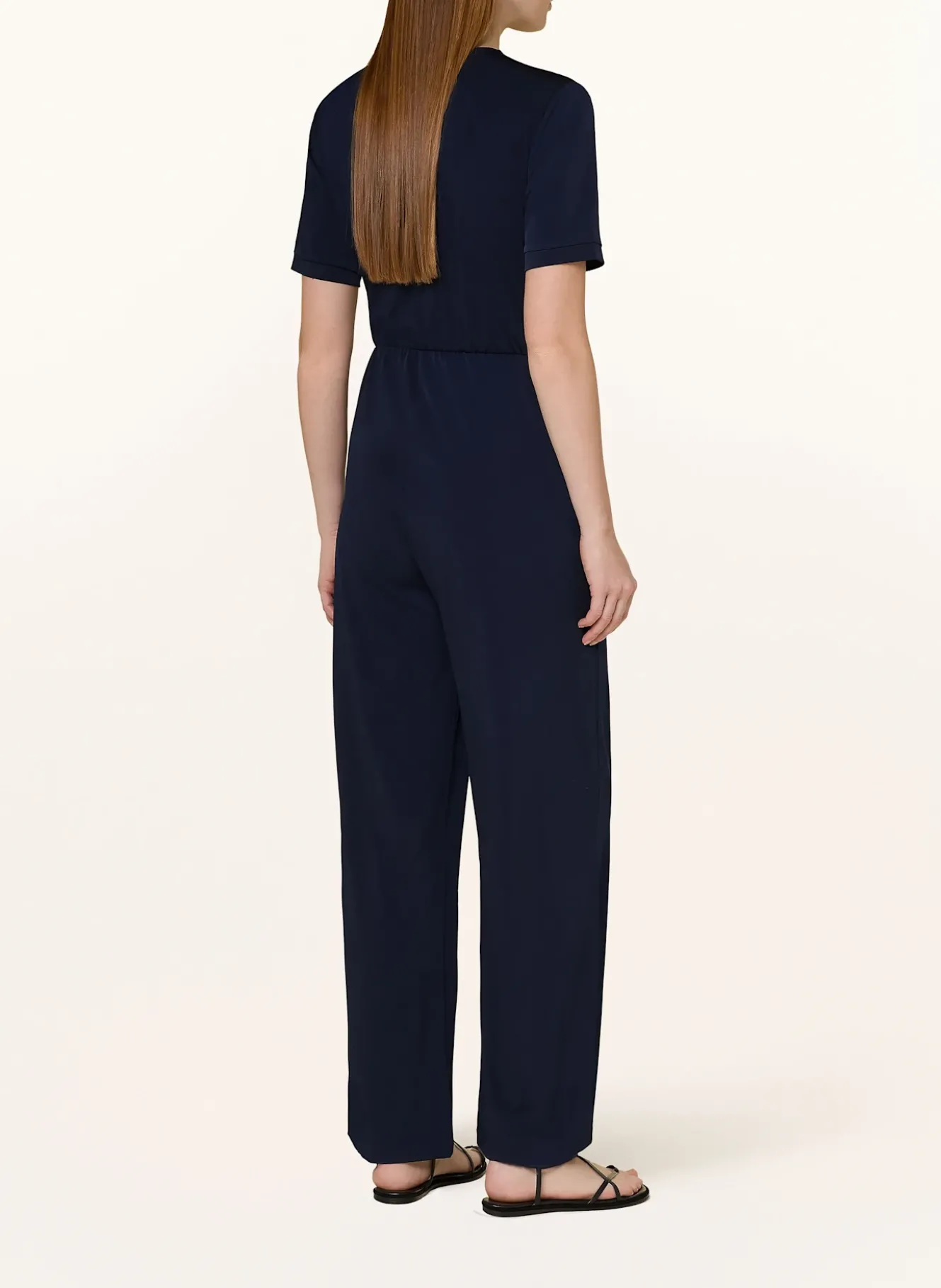 Jumpsuit in Wickeloptik