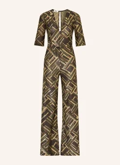 Jumpsuit mit Glitzergarn