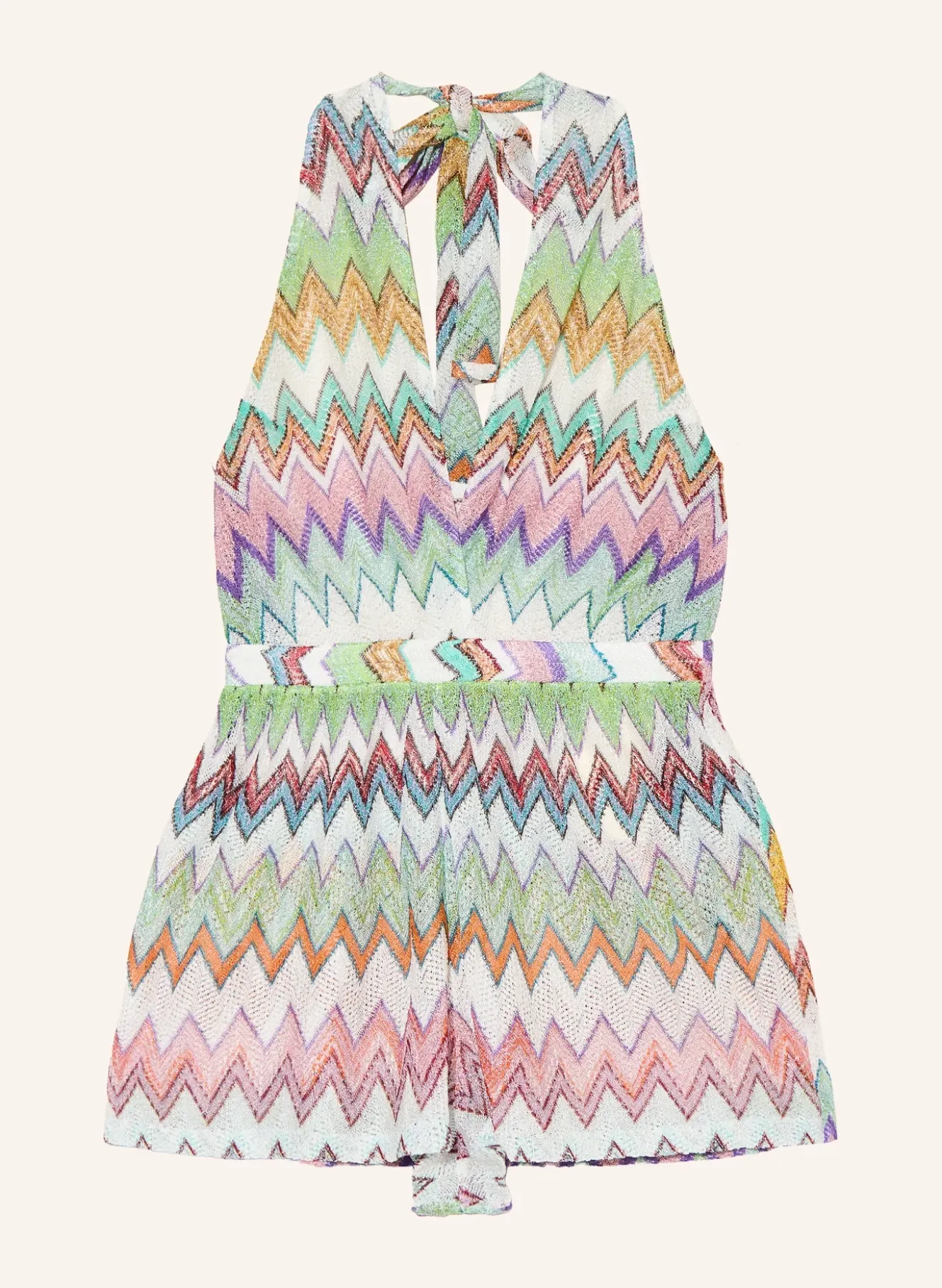 Jumpsuit mit Glitzergarn