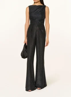 Jumpsuit mit Glitzergarn