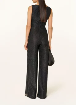 Jumpsuit mit Glitzergarn