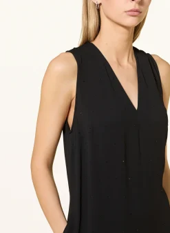 Jumpsuit mit Schmucksteinen