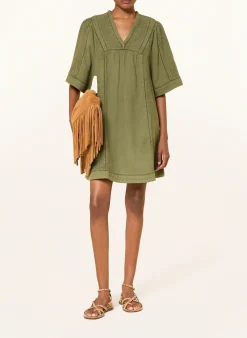 Kleid GINA mit 3/4-Arm und Lochspitze