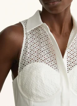 Kleid HERA mit Lochspitze
