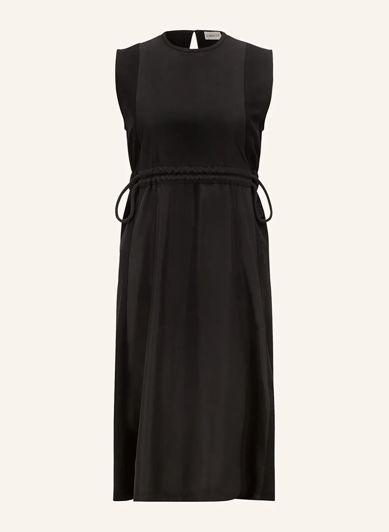 Kleid im Materialmix