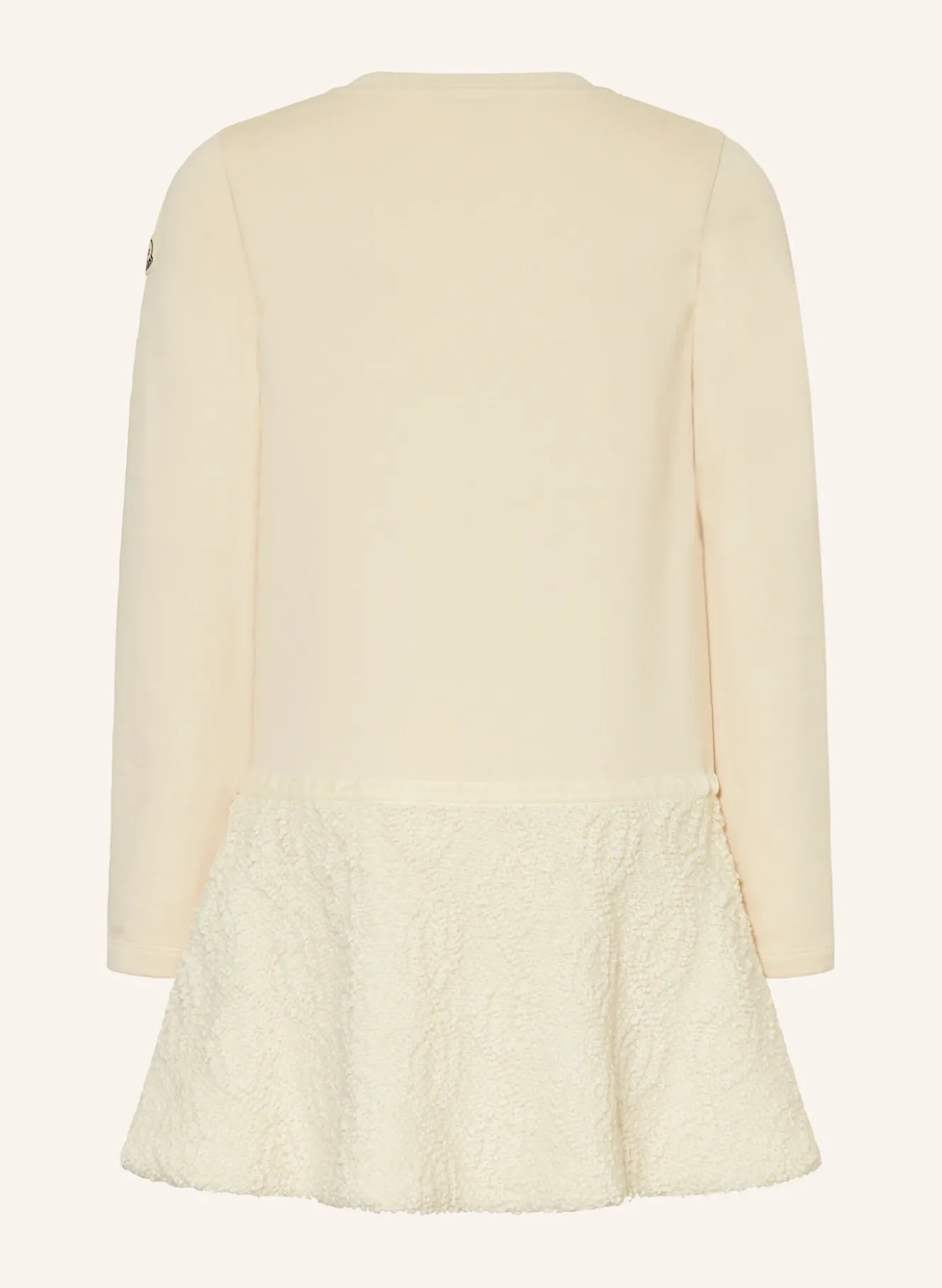 Kleid im Materialmix
