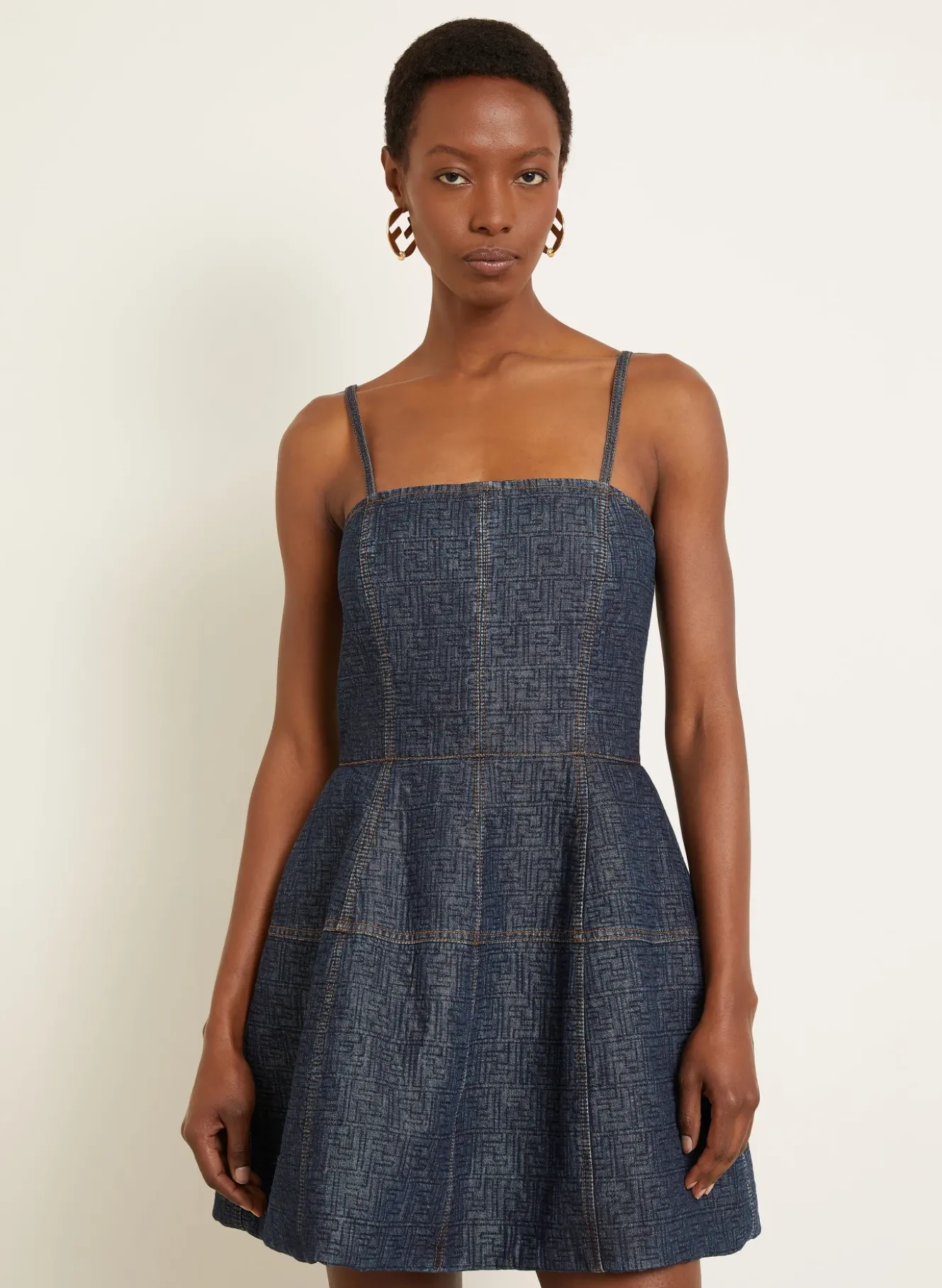 Kleid in Jeansoptik