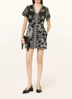 Kleid mit Leinen