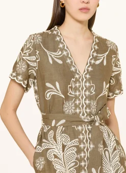 Kleid mit Leinen