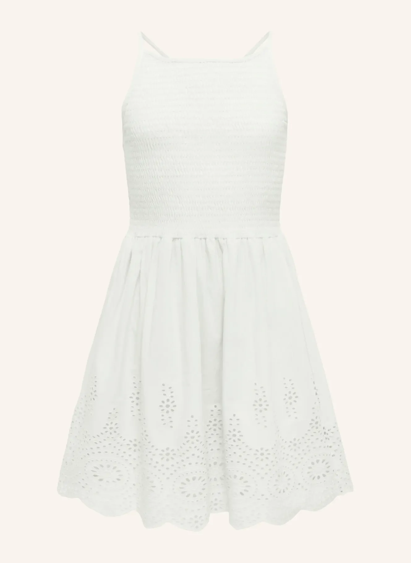 Kleid mit Lochspitze