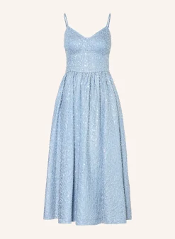 Kleid mit Pailletten und Schmuckperlen
