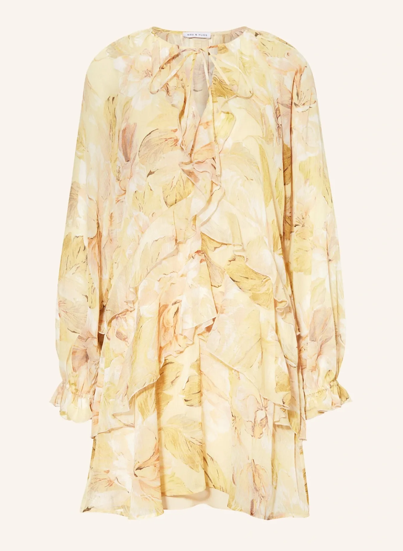 Kleid mit Volants