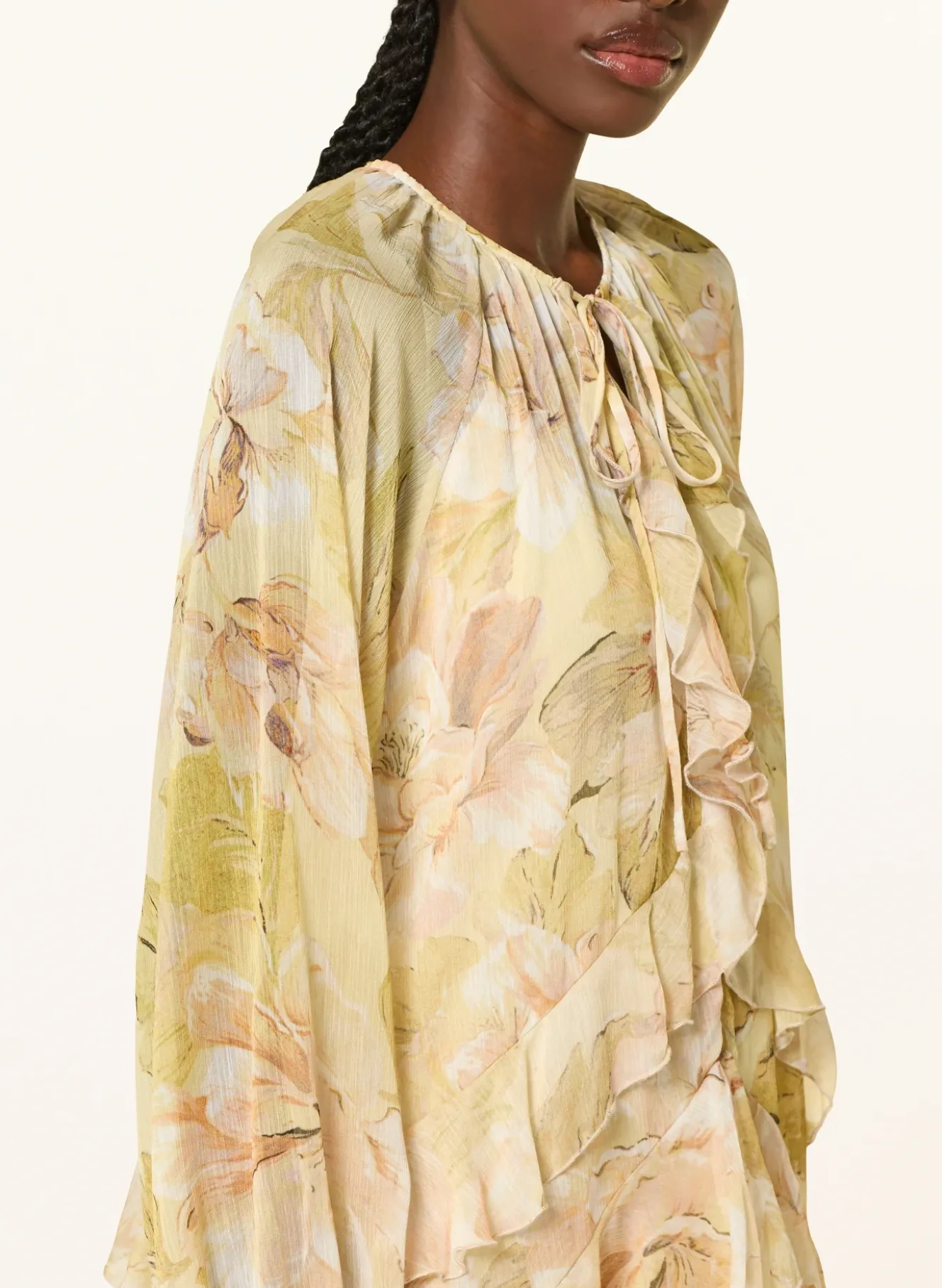 Kleid mit Volants
