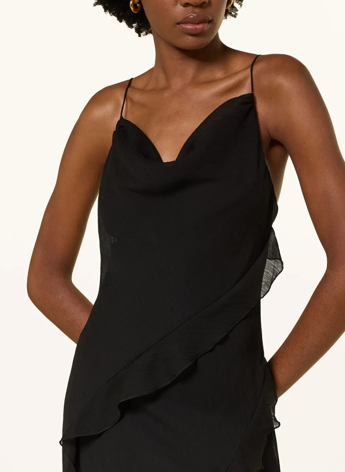 Kleid mit Volants