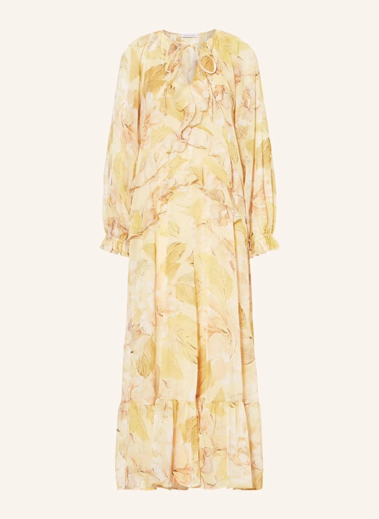 Kleid mit Volants