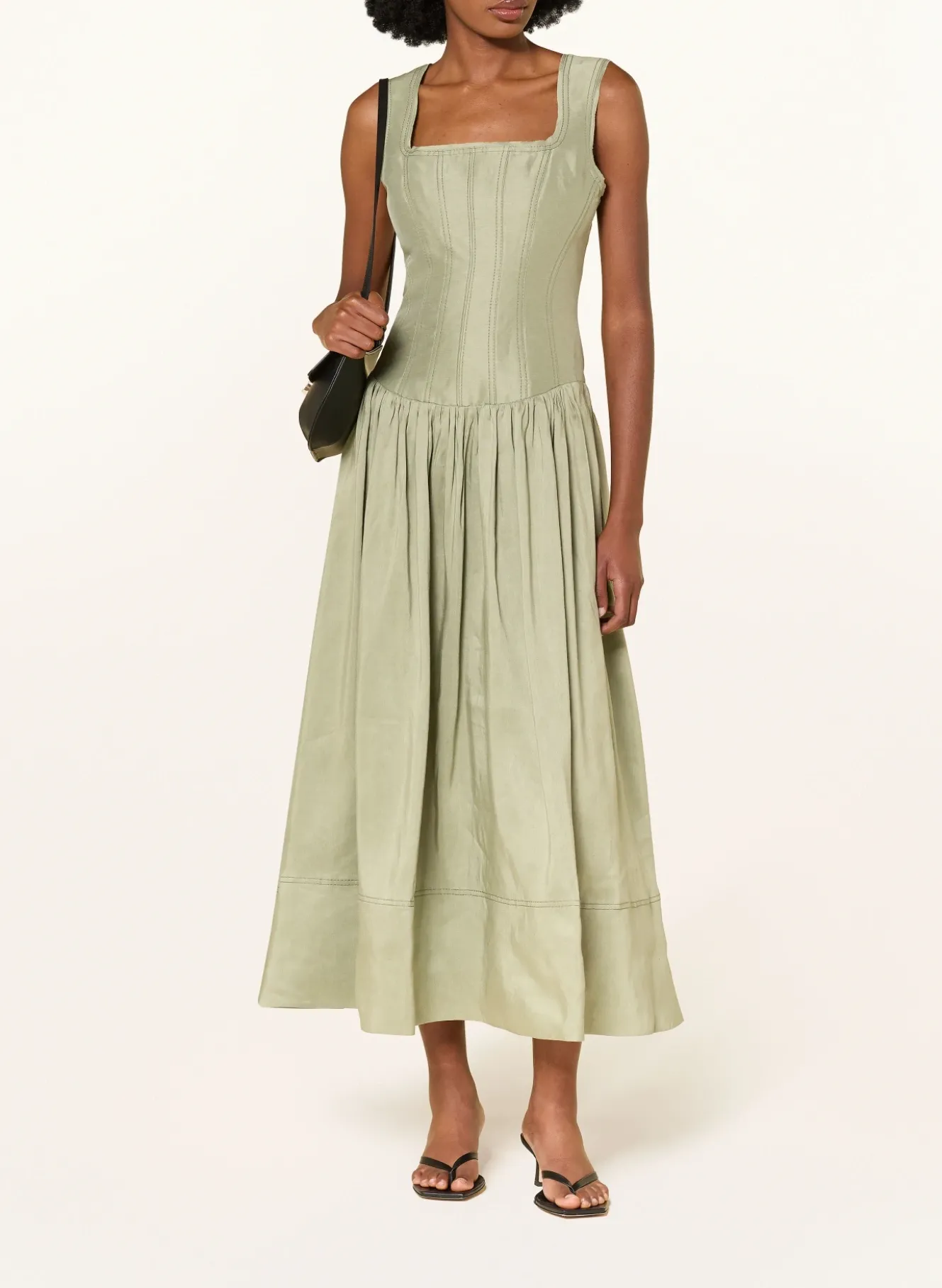 Kleid SPIRELLE mit Leinen