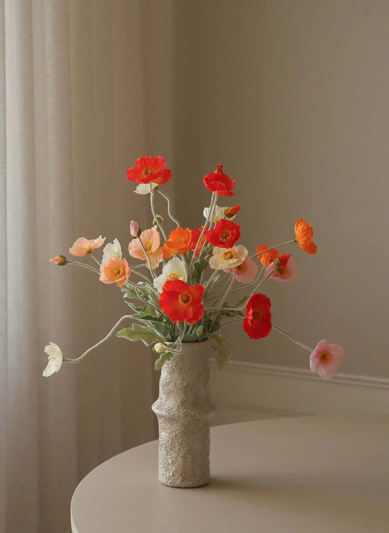 Künstlicher Blumenstrauß WILD POPPY DANCE
