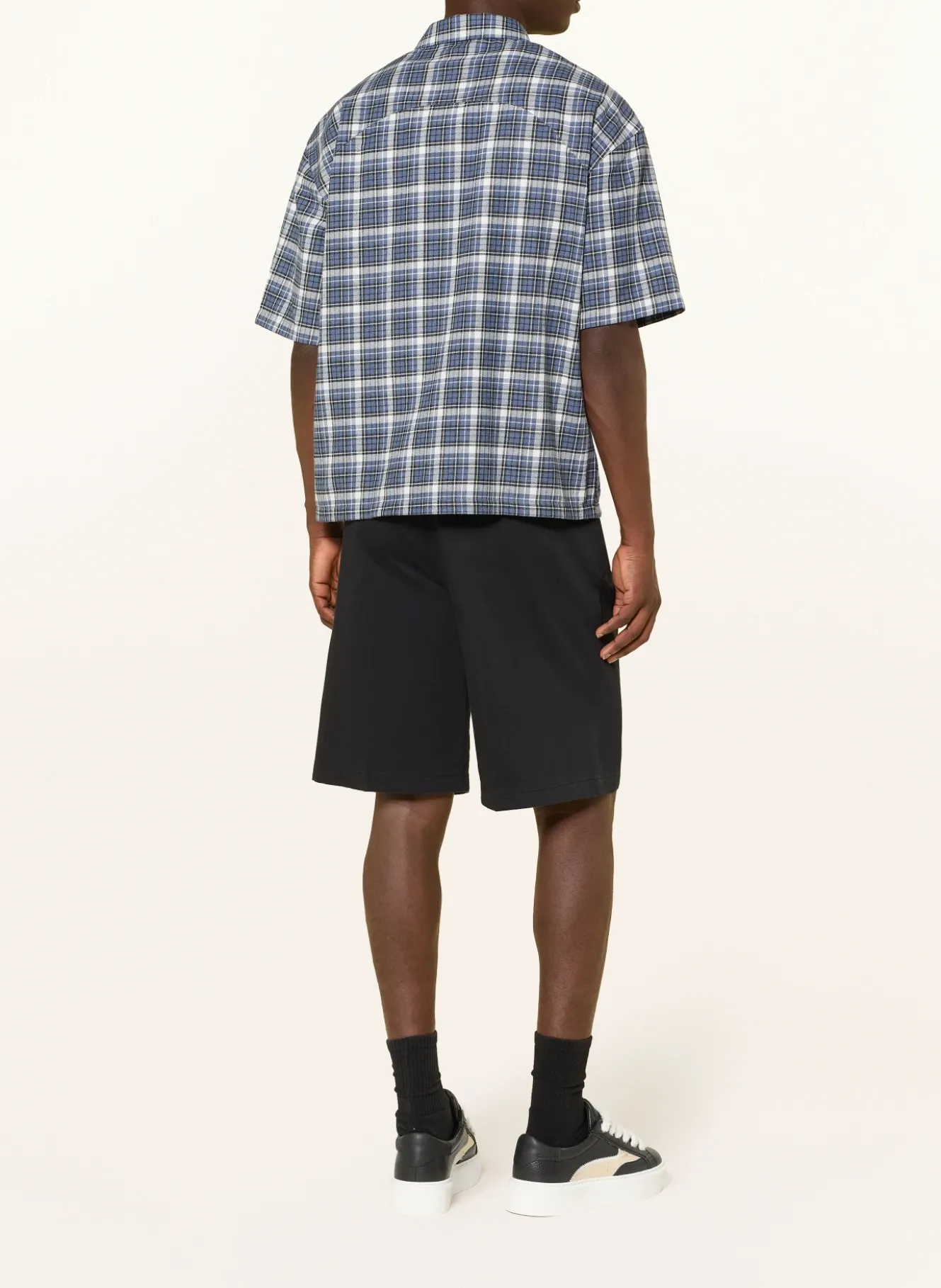 Kurzarm-Hemd Comfort Fit aus Flanell