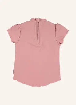 Kurzarm-Schwimmshirt Herz