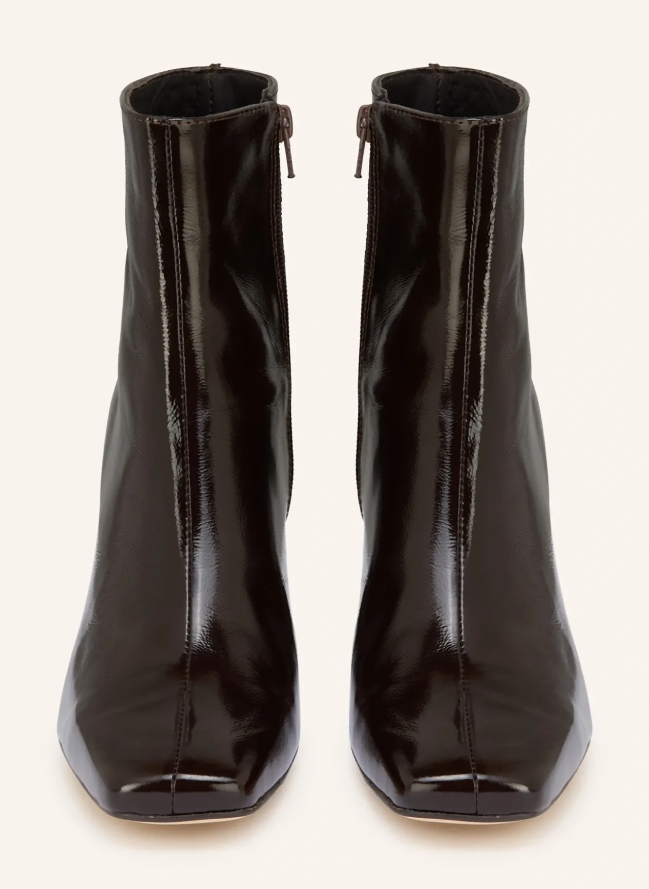 Lack-Stiefeletten